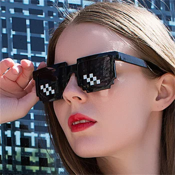 Engaged Immigration breast Noi mozaic ochelari de soare truc jucărie thug life ochelari face cu ea  ochelari pixel negru mozaic ochelari de soare cool bancuri haioase jucarii  cumpara online / Femei ochelari \ Smartcupbucuresti.ro