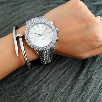 Faimosul Brand Femeie Viziona 2020 Designer Contena Doamnelor Ceasuri Stras Diamante Complete Rochie Femei Ceasuri Pentru Femei relojes
