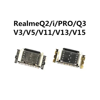 1BUC Noua Mufă Micro USB Port de Încărcare Conector Soclu Pentru Realme T2 T3 i pro GT neo V3 V5 V11 V13 V15 Reparații Parte