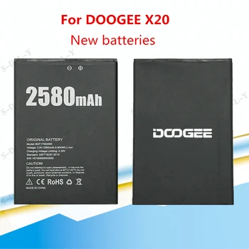 DOOGEE X20 Baterie 2580mAh Original Nou de schimb Accesorii Acumulatori pentru DOOGEE X20 Telefon Inteligent
